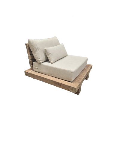 CONJUNTO DE SOFÁS DE MADERA DE TECA