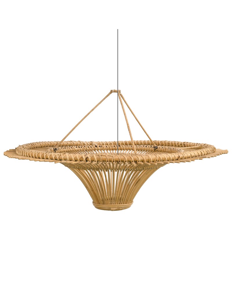 NAVE CEILING LAMP IN NATURAL BAMBOO