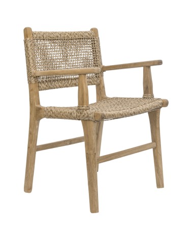 Silla House Doctor Habra con reposabrazos - natural - LIVING AND CO.