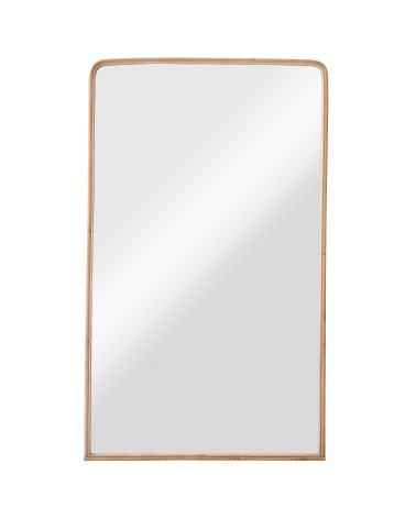 MIRROR WITH BAMBOO FRAME