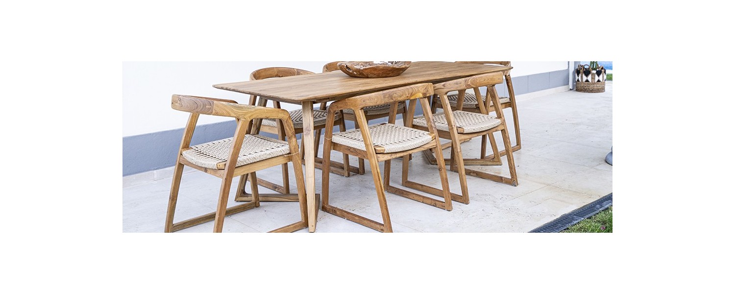 Sillas de comedor estilo natural - Natural living home